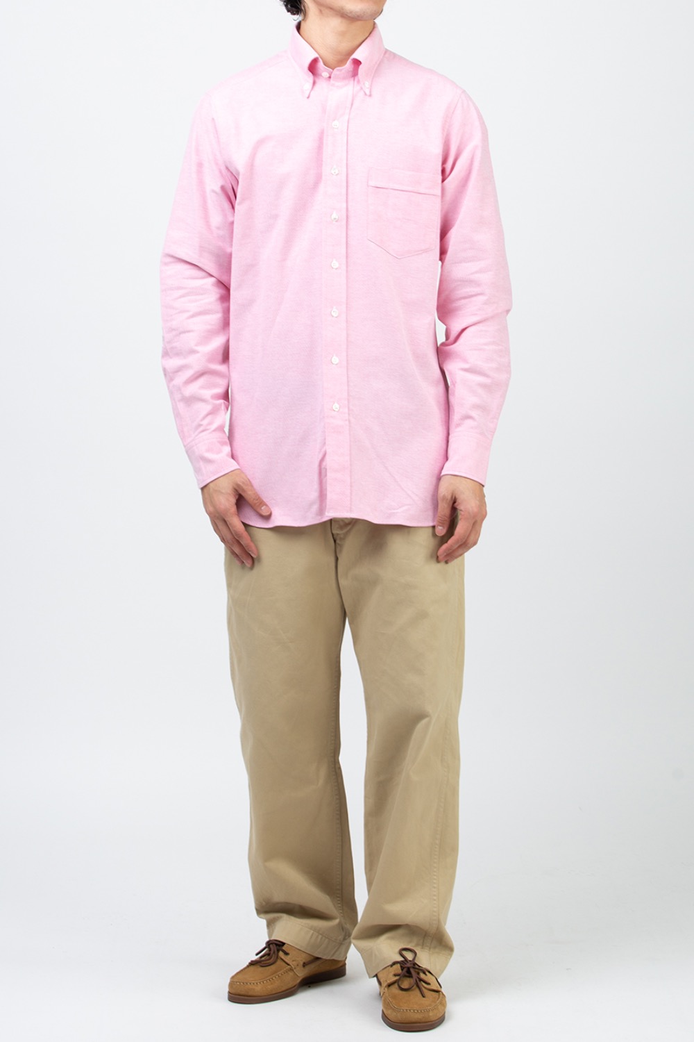 (CARRY OVER) DARK PINK BUTTON DOWN OXFORD SHIRT