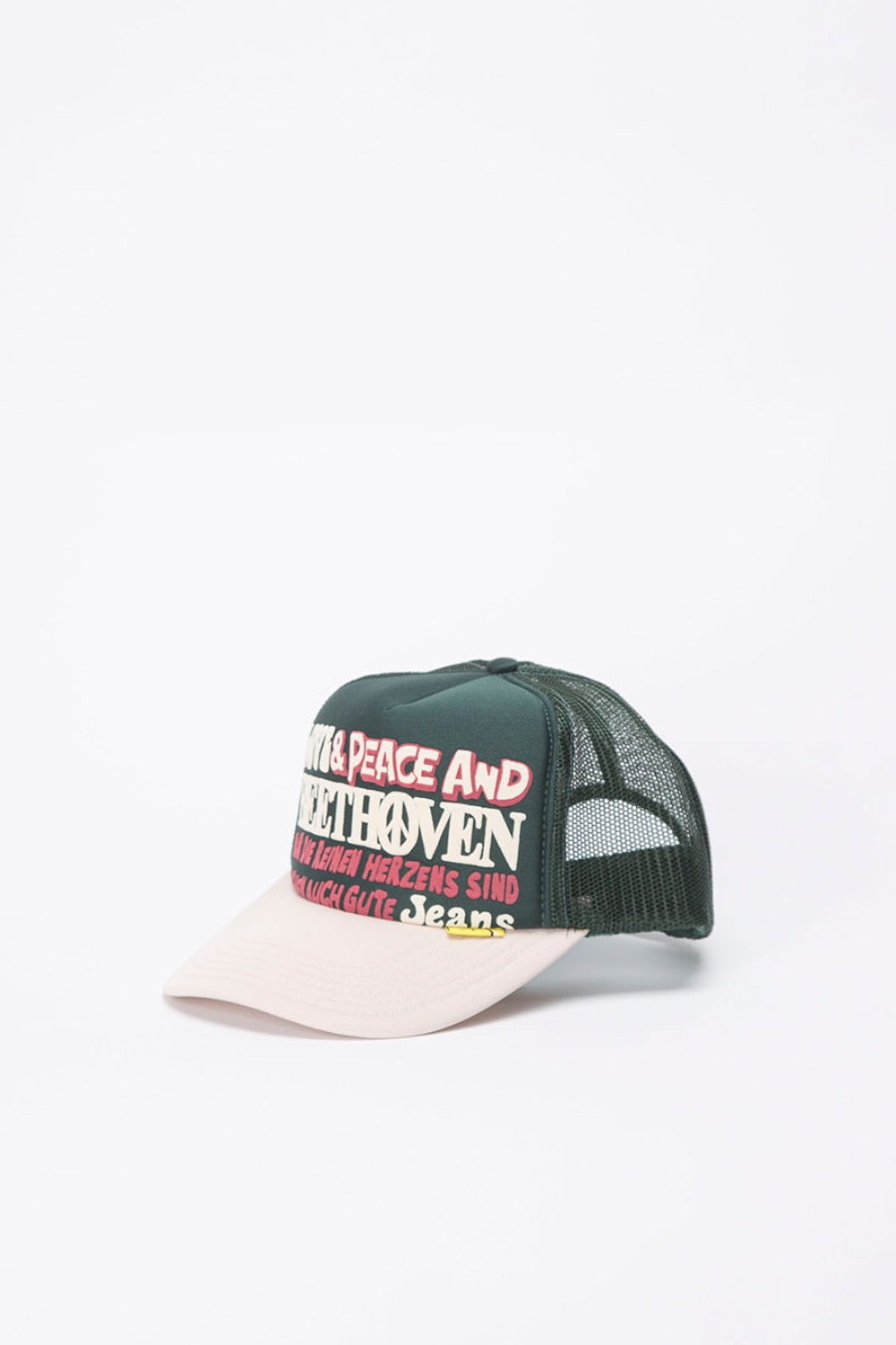 (23FW) LOVE&amp;PEACE AND BEETHOVEN TRUCK CAP DARK GREEN