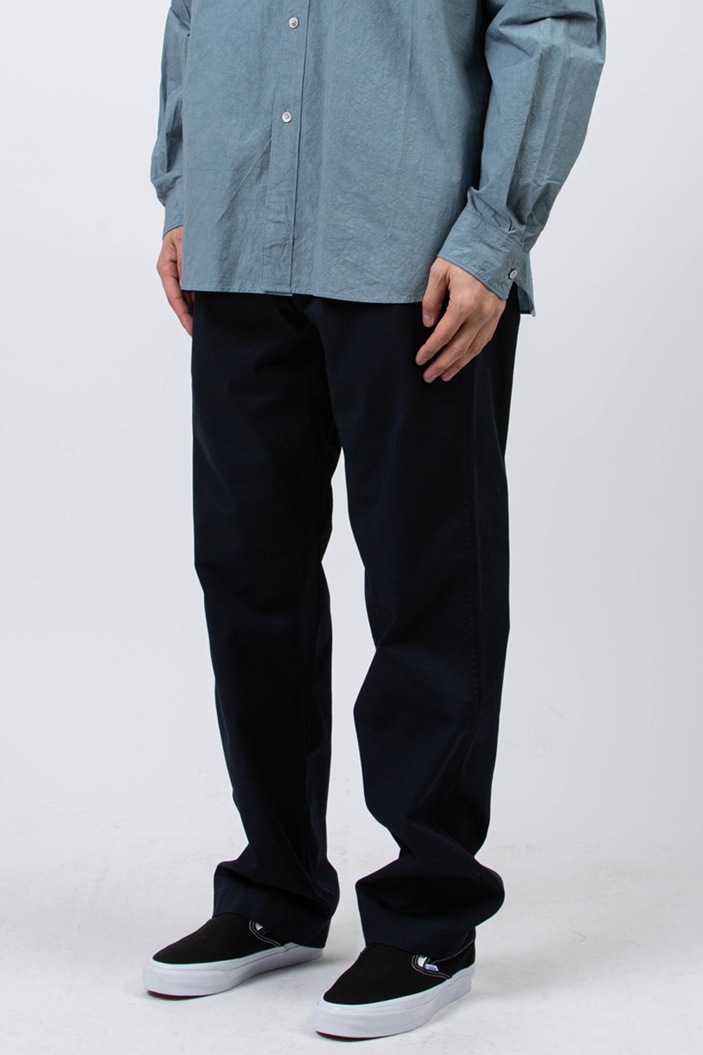 (24SS) ORGANIC COTTON RELAXED CHINO PANTS NAVY