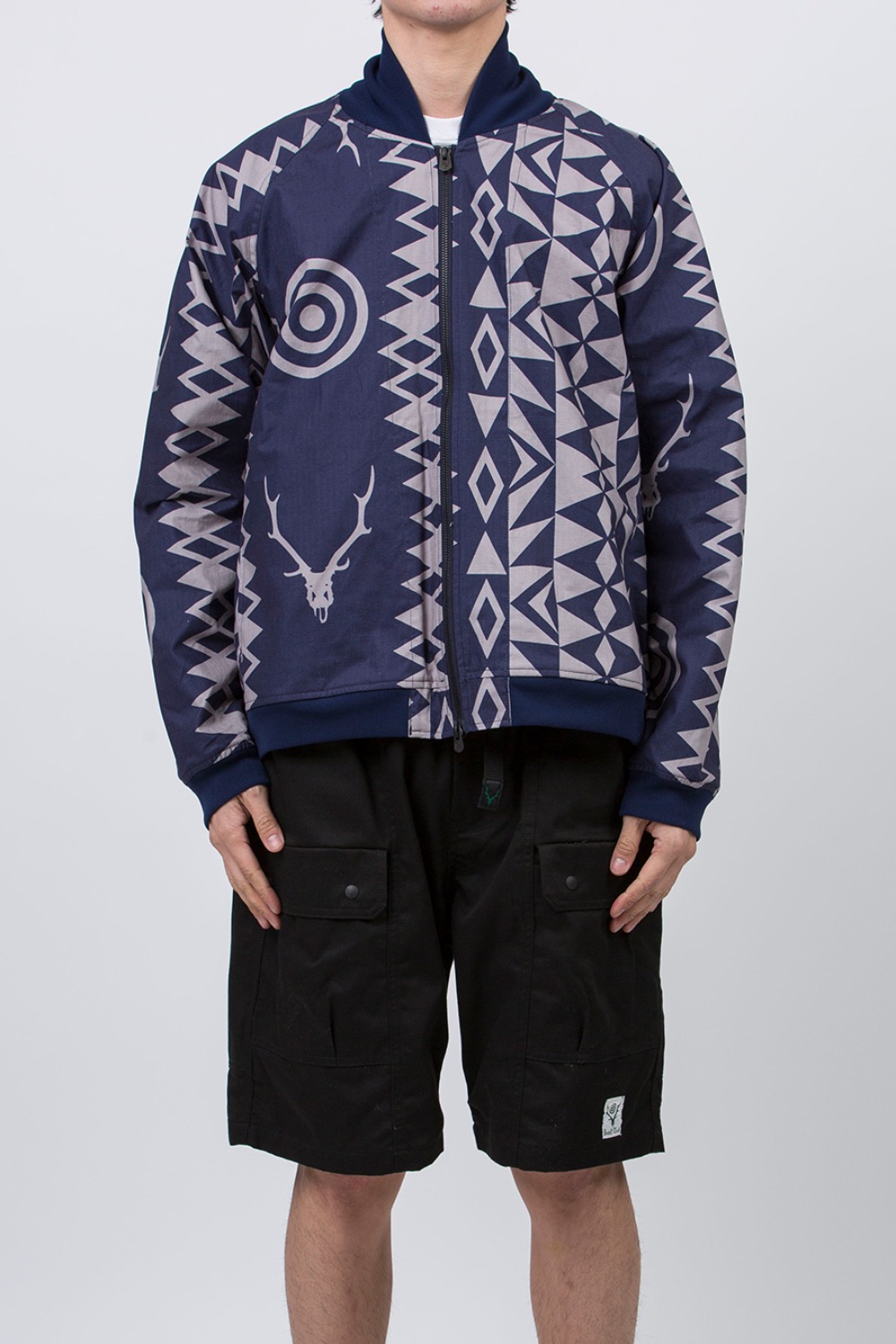 (24SS) R.C. JACKET COTTON RIPSTOP / PRINTED NATIVE S&amp;T