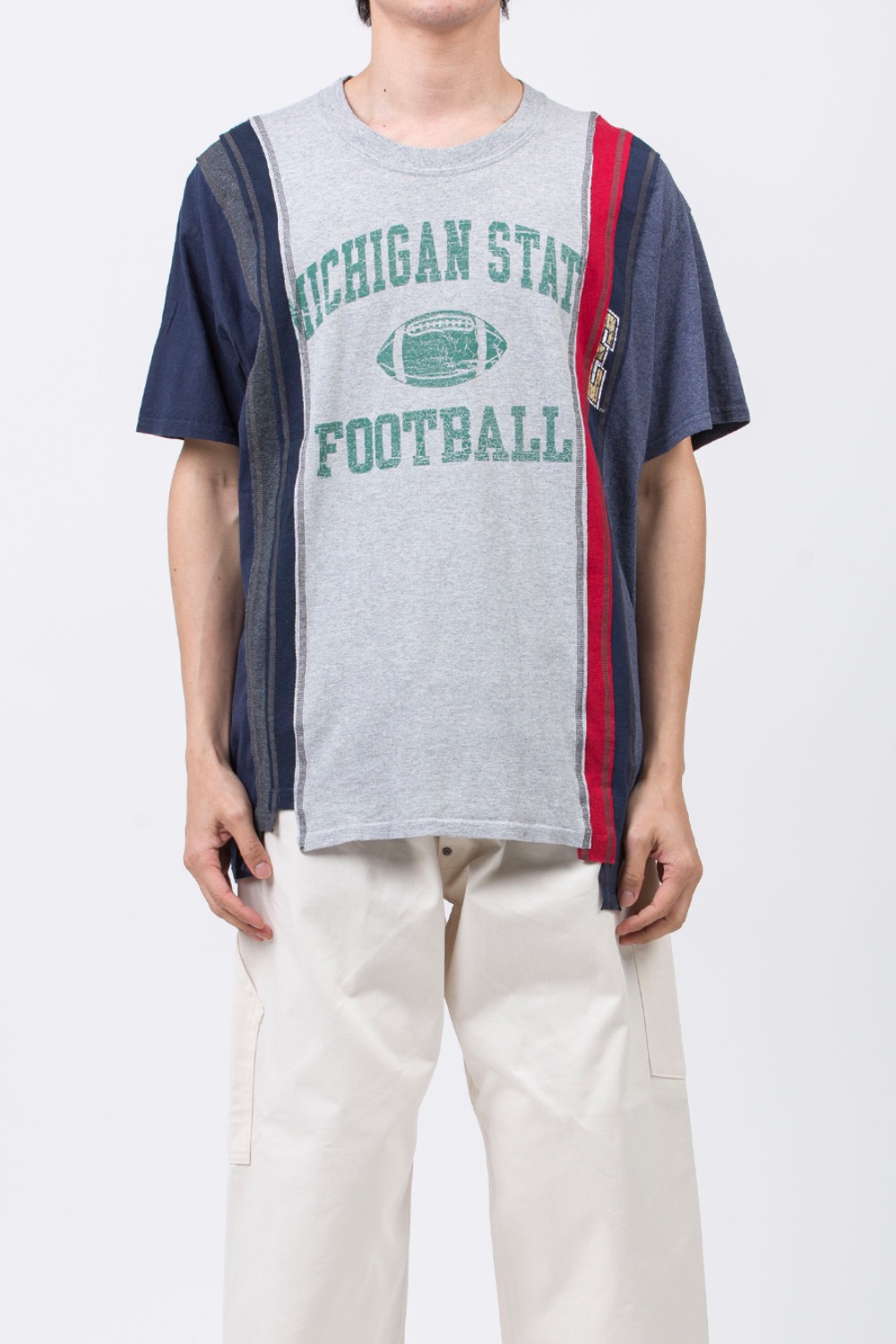 (24SS) 7 CUTS WIDE TEE COLLEGE (FREE - 98)