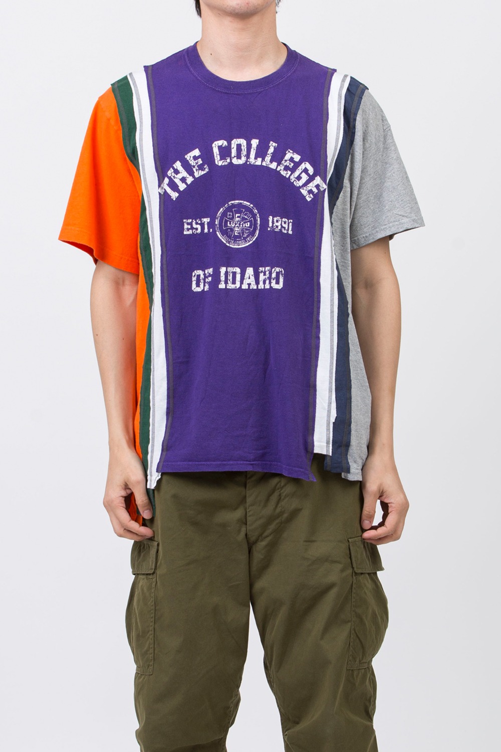 (24SS) 7 CUTS WIDE TEE COLLEGE (FREE - 22)