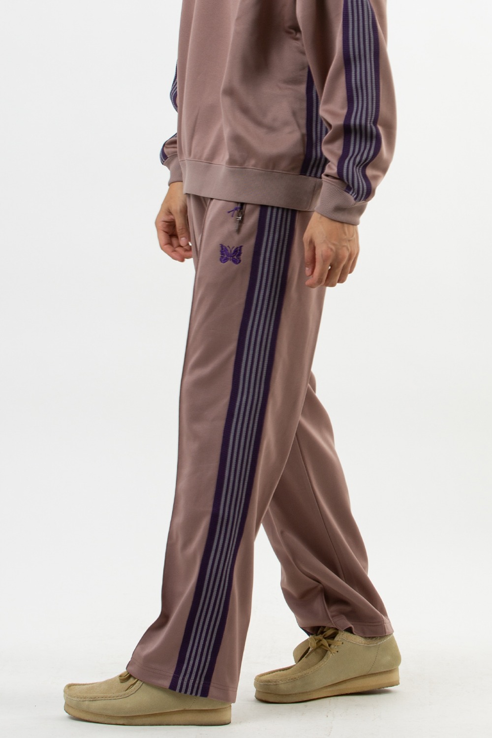 needles track pant taupe