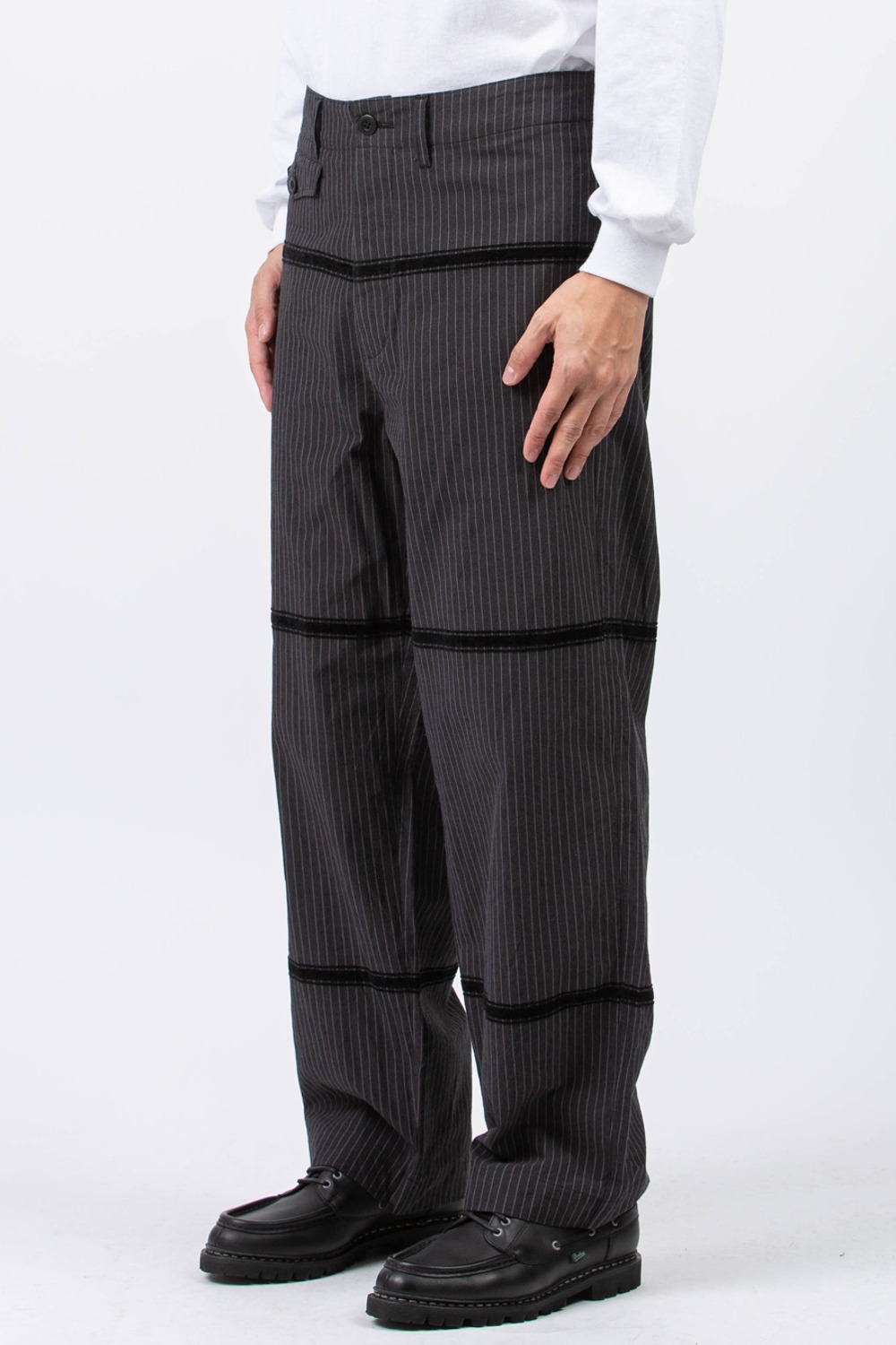 (23FW)  NATURAL TAPERED PANTS CHARCOAL