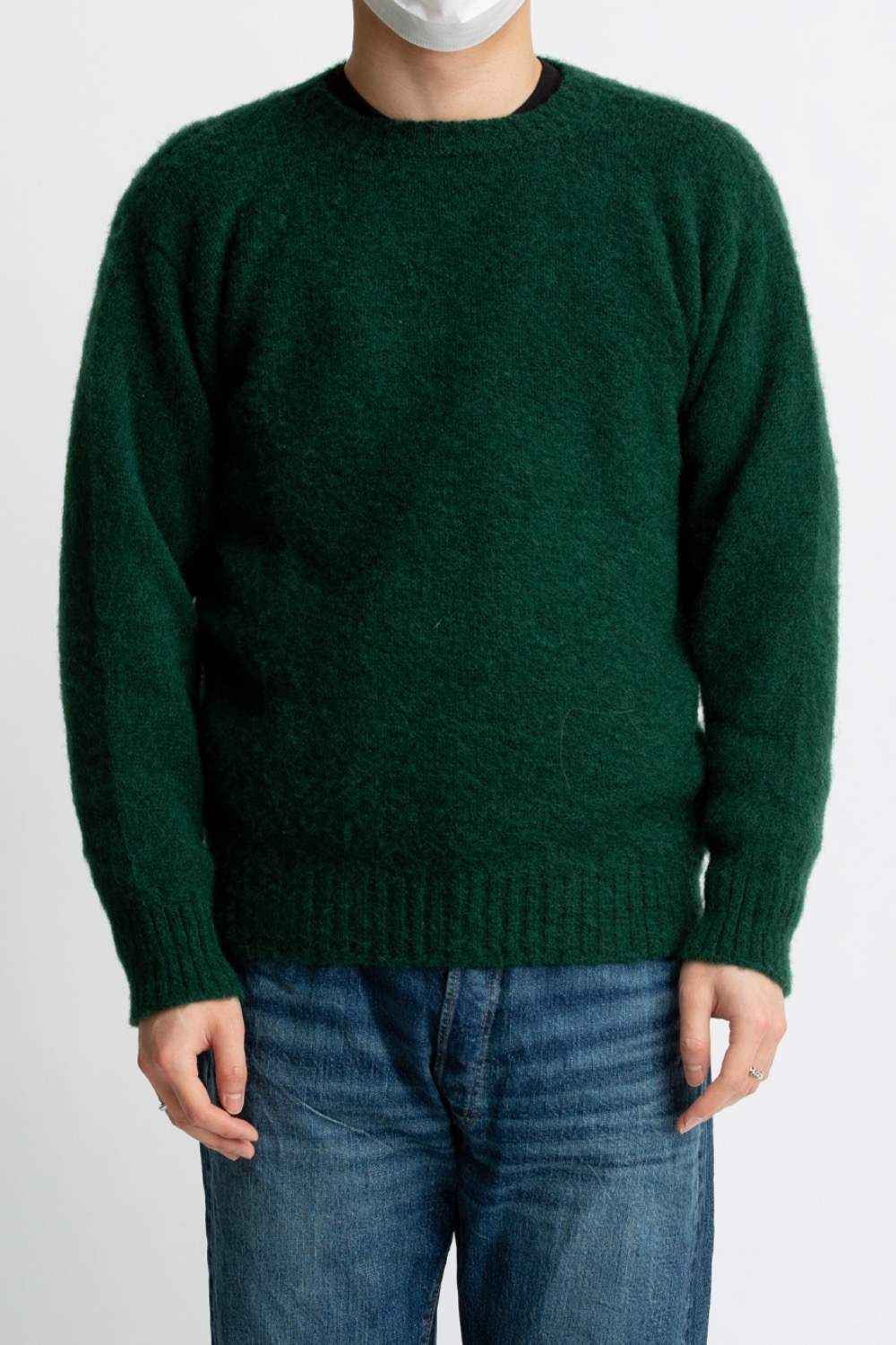 SHAGGY DOG CREW NECK SWEATER 51116, FOREST