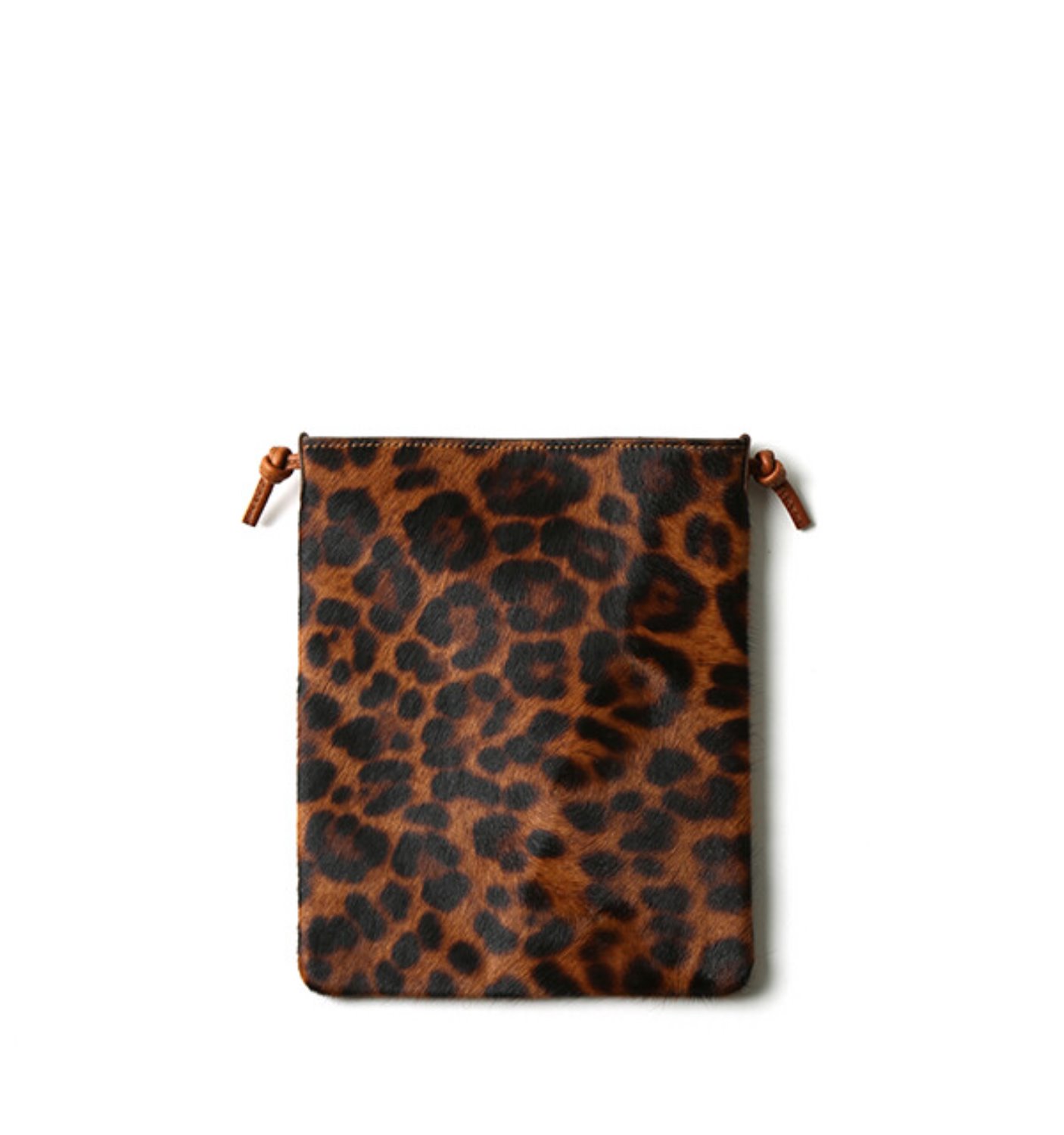 PASSPORT SHOULDER-HAIRLY COW LEATHER LEOPARD(17401HCL)