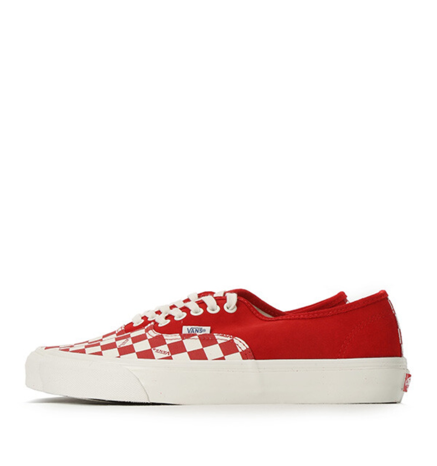 OG AUTHENTIC LX(SUEDE/CANVAS) RACING RED/CHECKERBOARD