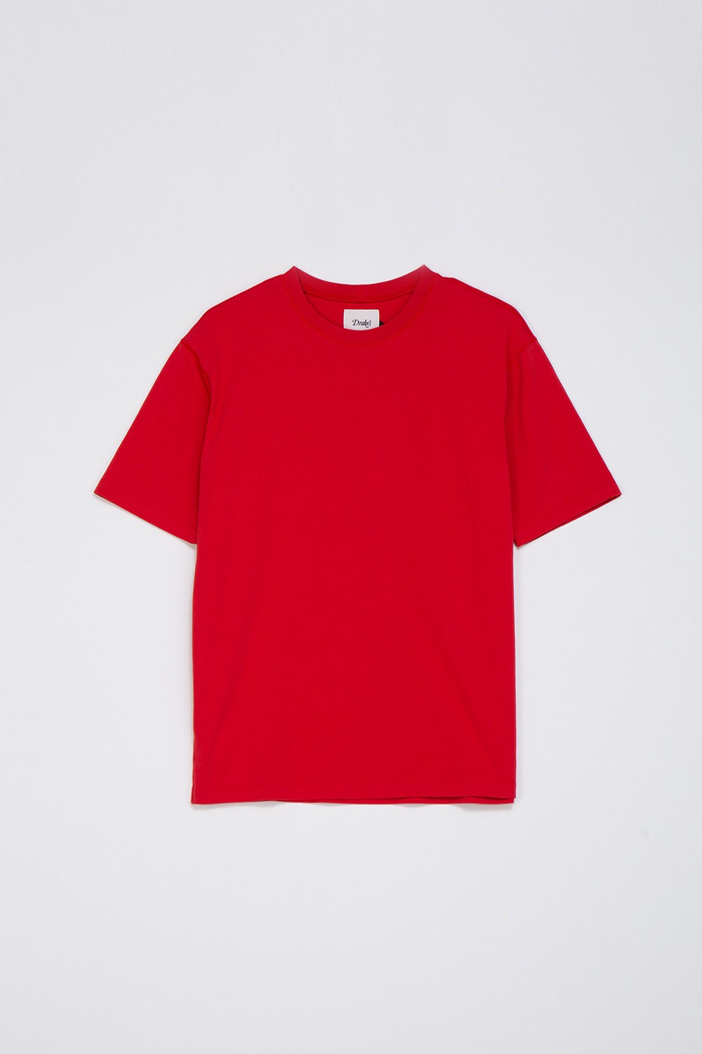 CREW NECK HIKING T-SHIRT WASHED RED COTTON