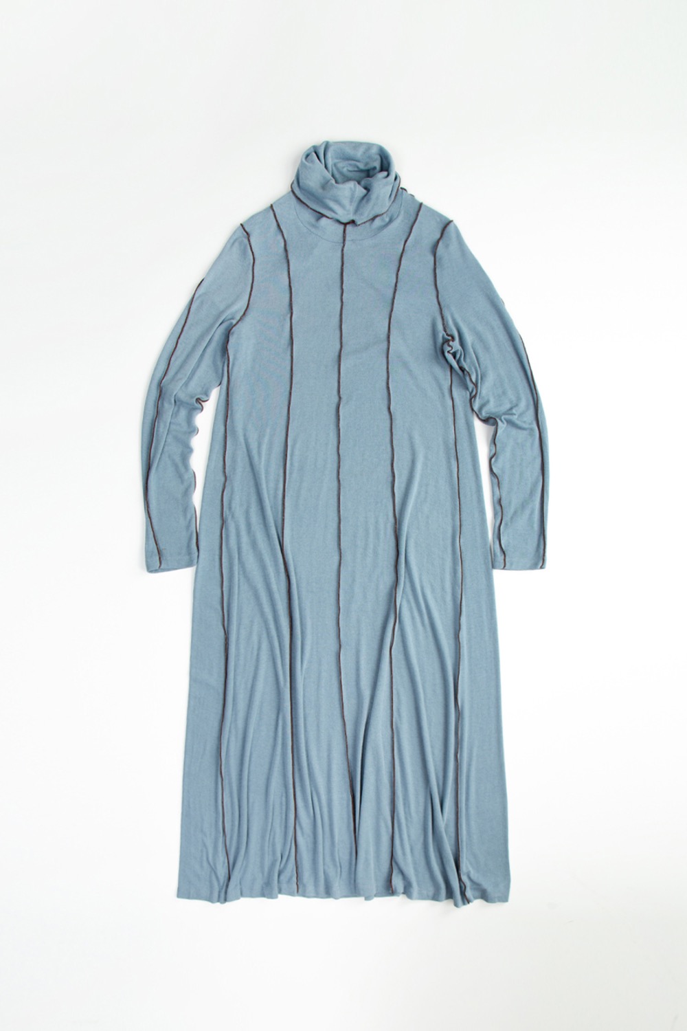 PAIX JERSEY LONG DRESS - BLUE