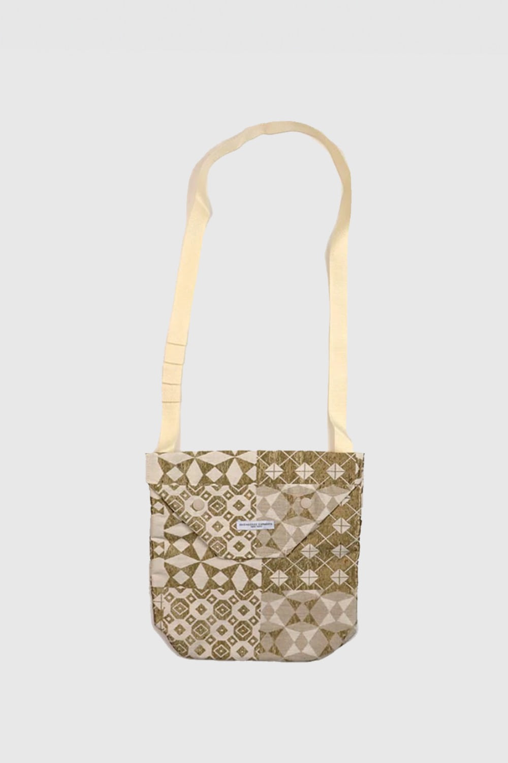 SHOULDER POUCH NATURAL GOLD CP ETHNIC JACQUARD NATURAL/GOLD