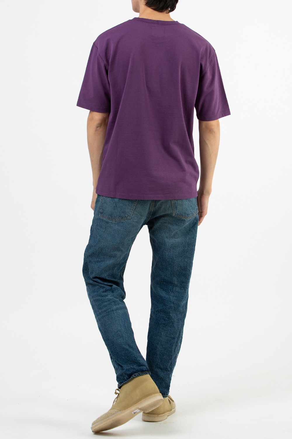 (CARRY OVER)SOLID CREW NECK HIKING TEE PURPLE