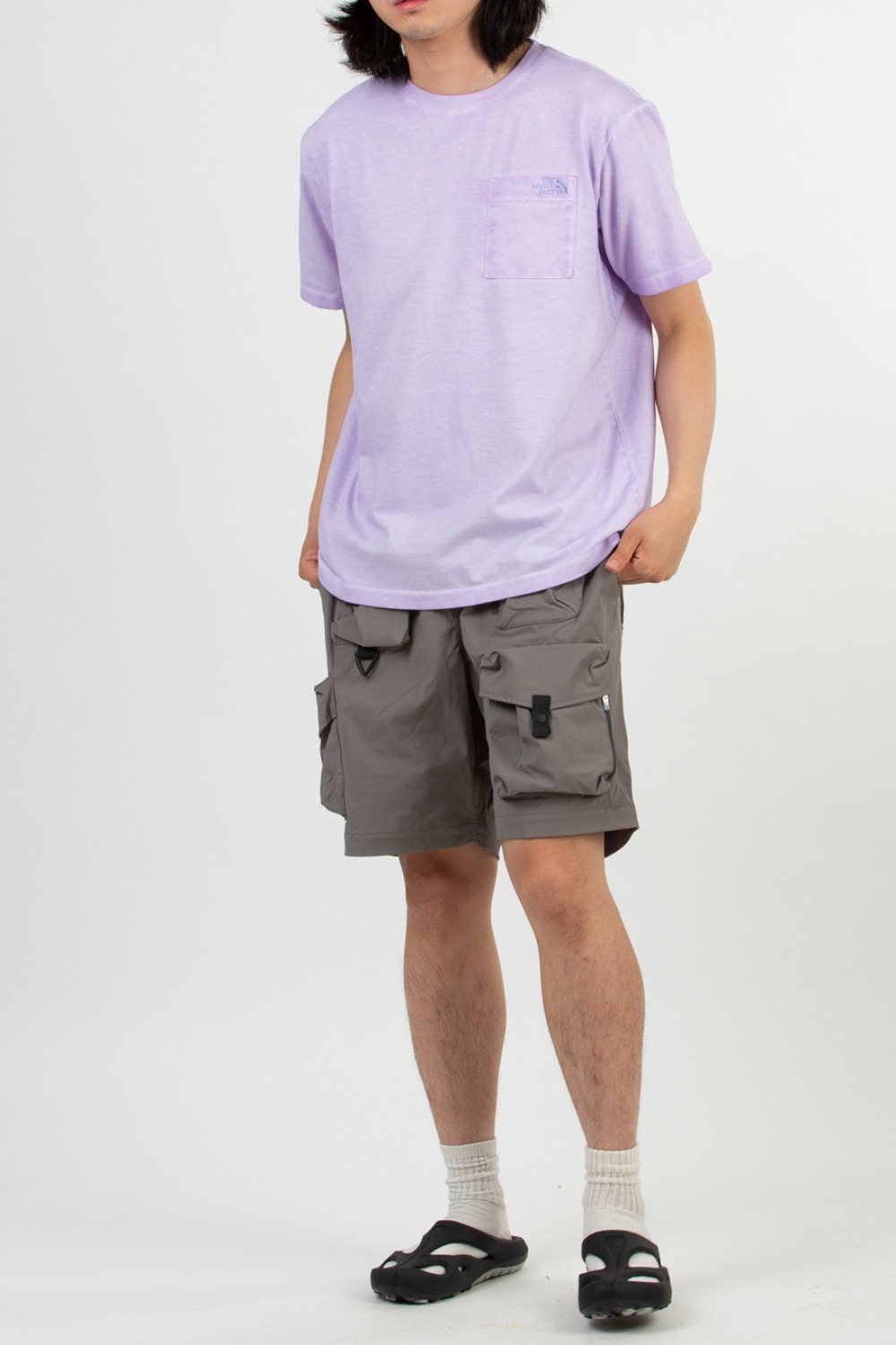 NOVELTY BRYCE S/S R/TEE LAVENDER
