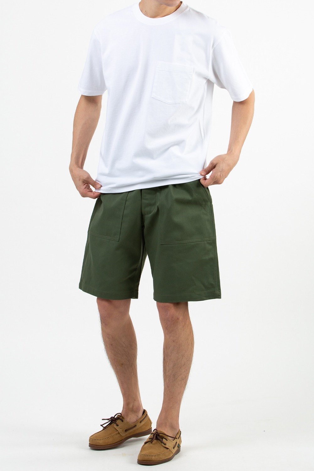 (22SS)SOLID POCKET T-SHIRT WHITE