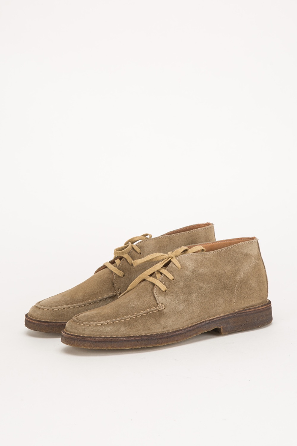 (CARRY OVER)CROSBY MOC-TOE CHUKKA BOOT SAND SUEDE