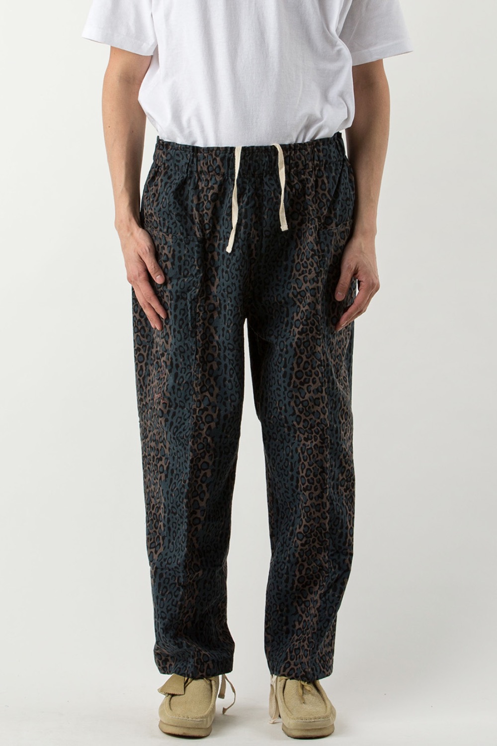 ARMY STRING PANT - FLANNEL PANT LEOPARD