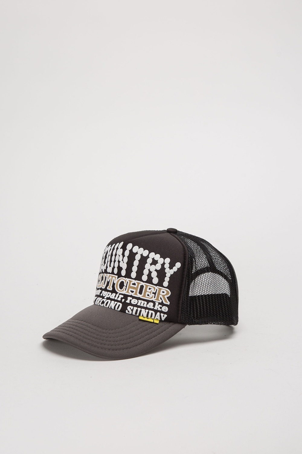 (23SS) KOUNTRY PEARL CLUTCHER TRUCK CAP BLACK/GREY