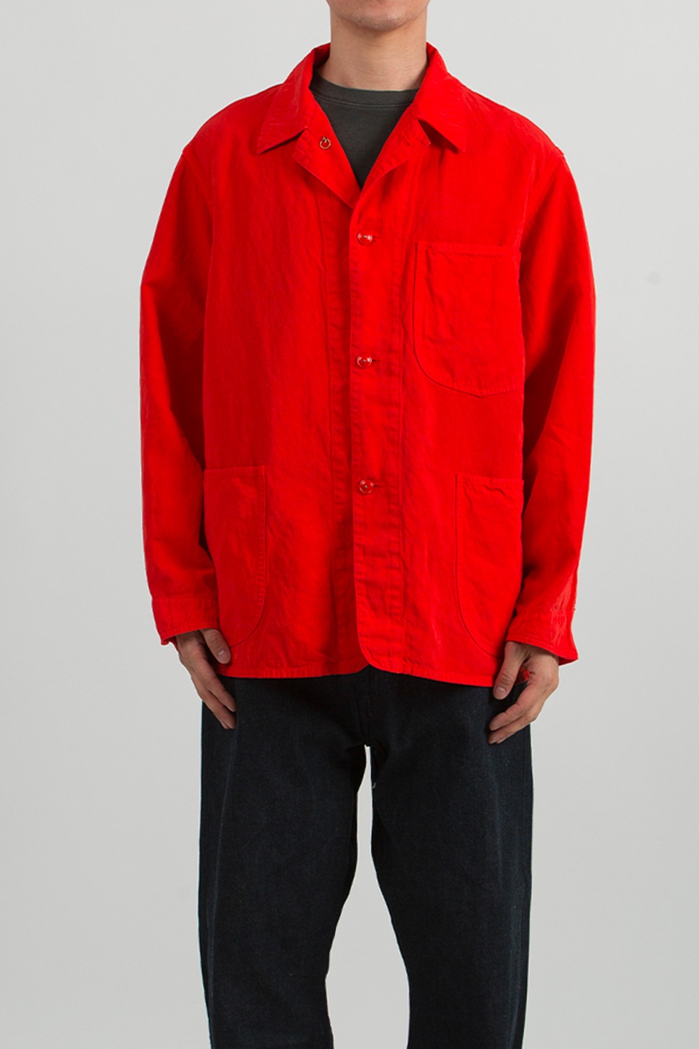 (23SS) COVERALL JACKET VERMILION