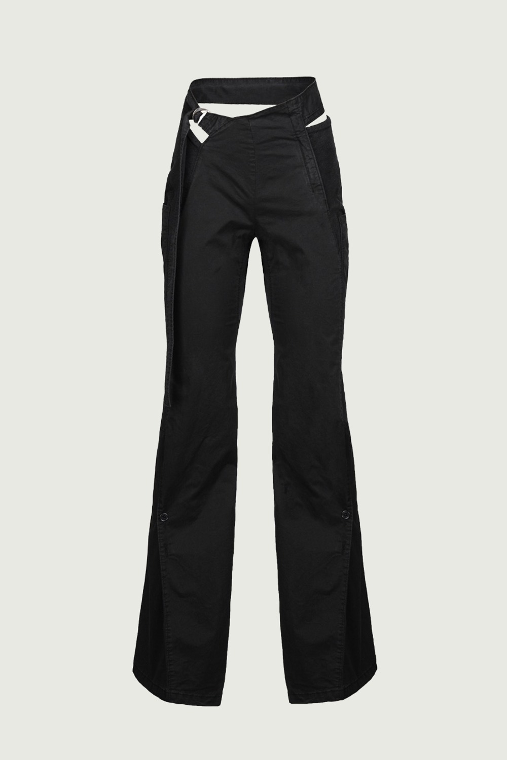 (23SS) BELTED PANTS BLACK