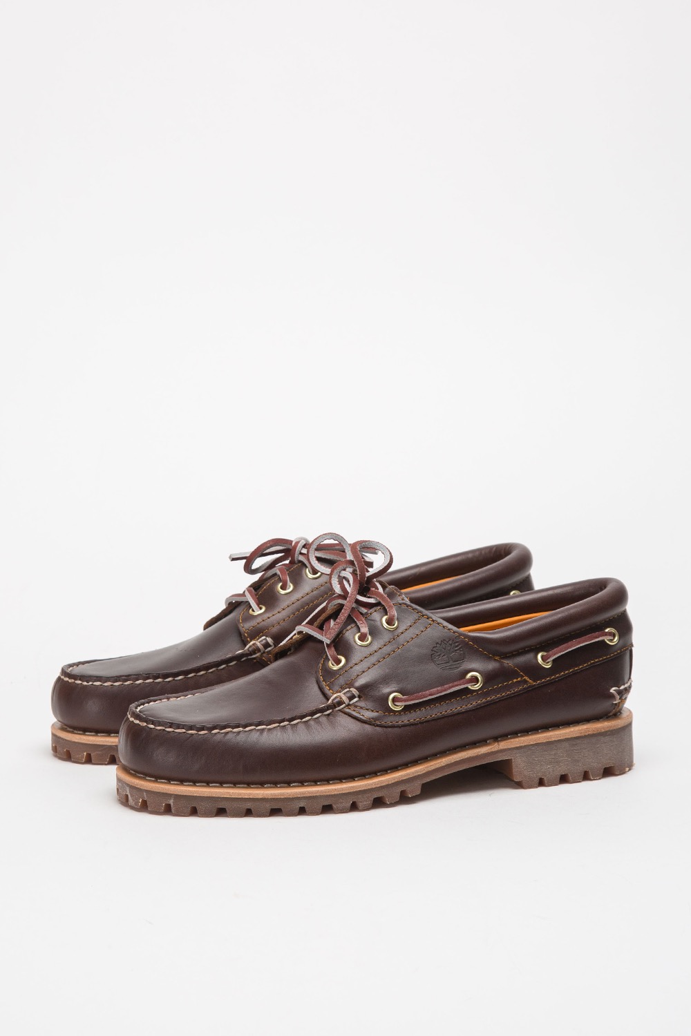 (CO) MEN&#039;S CLASSIC 3 EYE BOAT SHOES BROWN