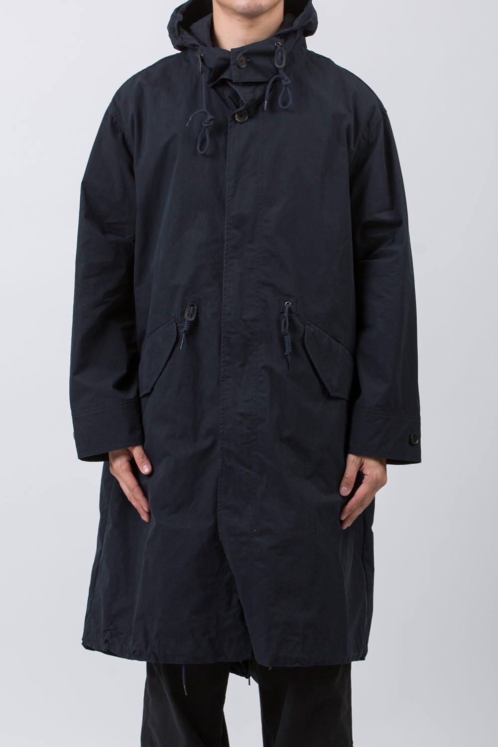 (23FW) EXCLUSIVE - HIGHDENSITY WEATHER CLOTH MODS COAT DARK NAVY