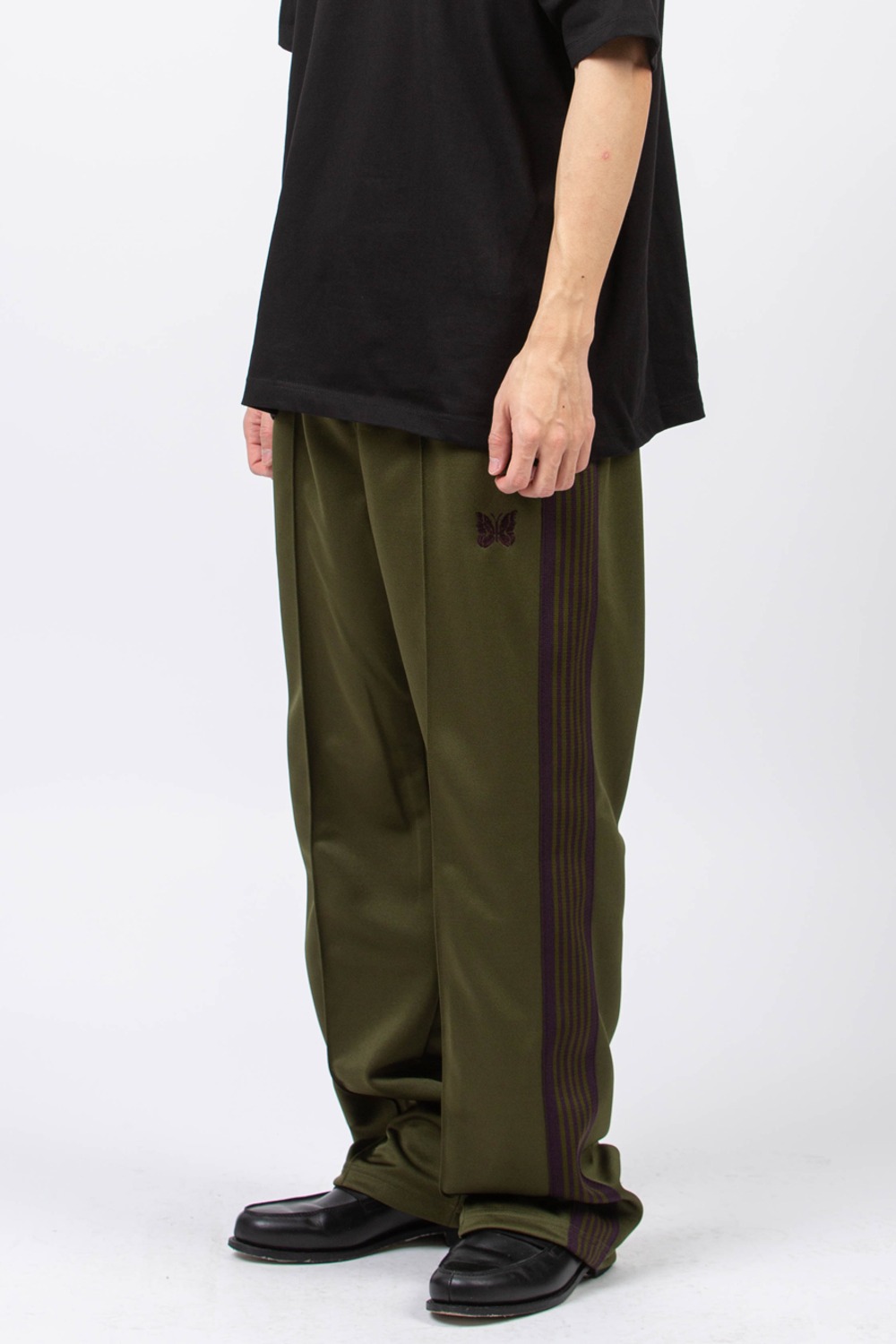 (24SS) TRACK PANT POLY SMOOTH OLIVE