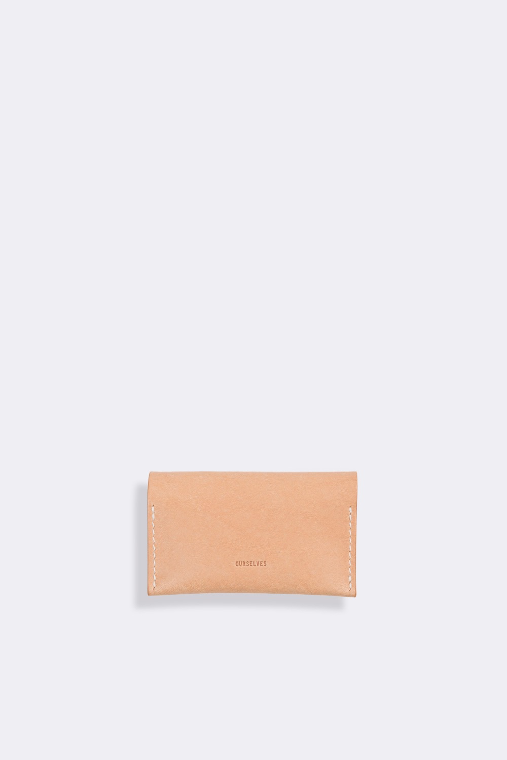 (24SS) FOLDED CARD CASE - NATURAL